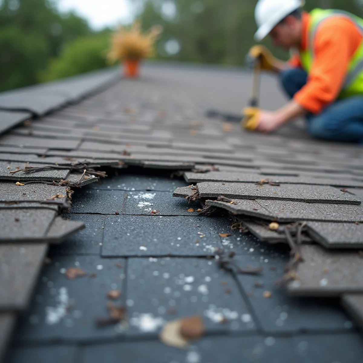 Storm Damage project 1 by Align Roofing Service in Titusville, FL