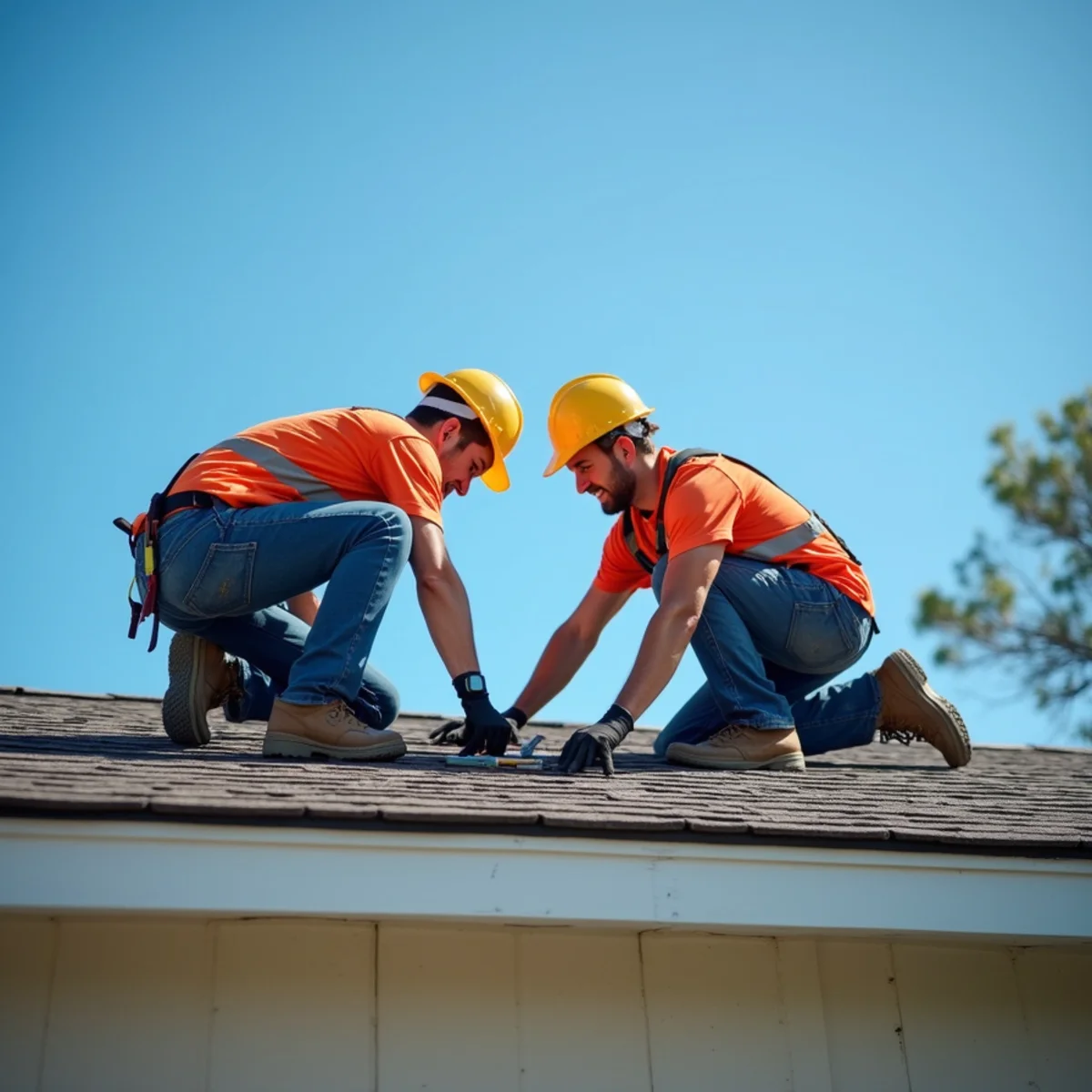 Align Roofing Service crew on a job in Titusville, FL