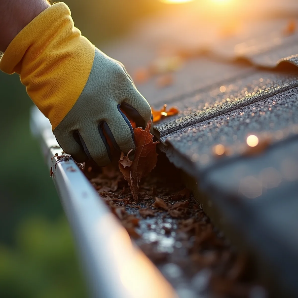 Gutter Cleaning work by Align Roofing Service in Titusville, FL